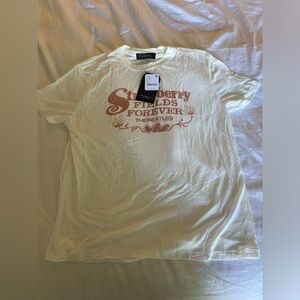 Junk Food Clothing Cream and Orange Beatles Tee